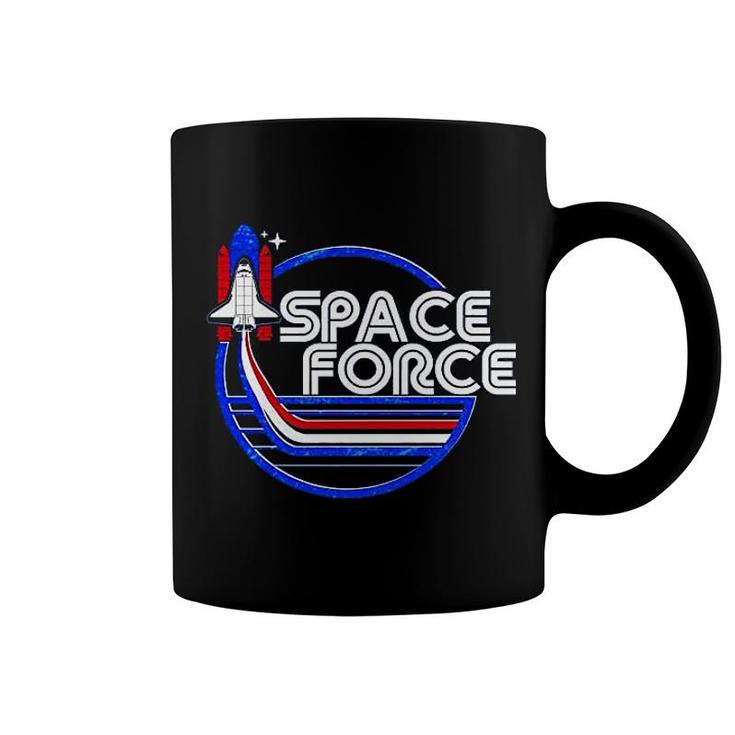 Retro Usa American Space Force Coffee Mug