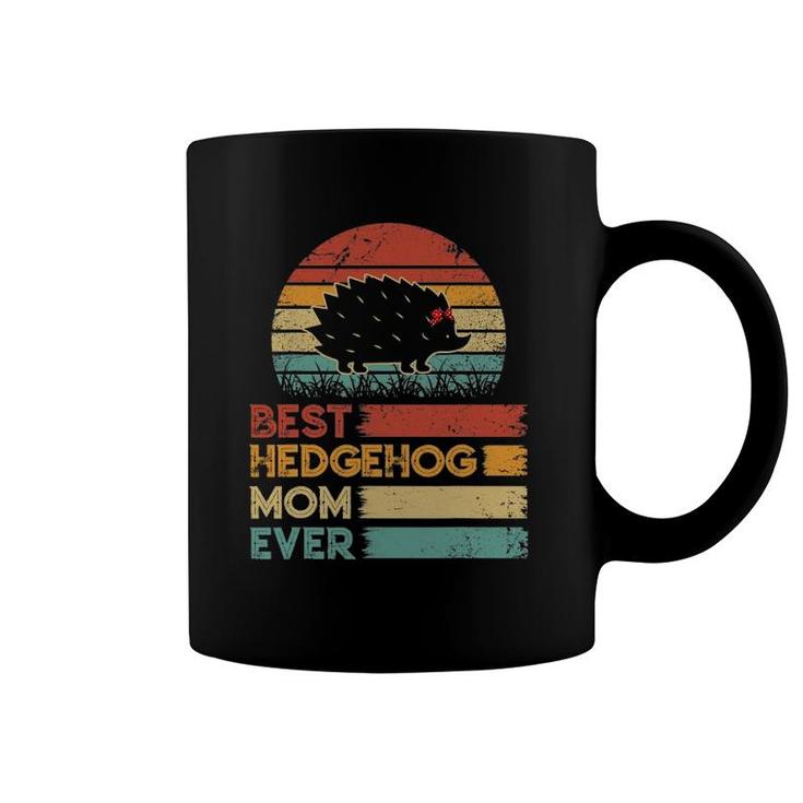 Retro Vintage Best Hedgehog Mom Ever S Animals Lover Coffee Mug