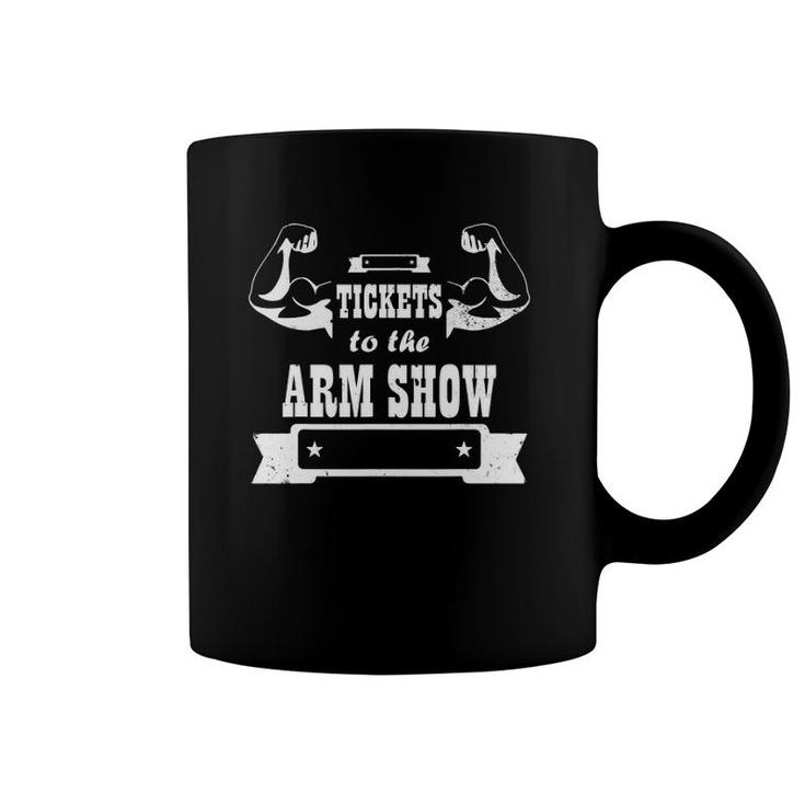 Retro Weight Lifter Funny Muscle & Gym Lover Gift Coffee Mug