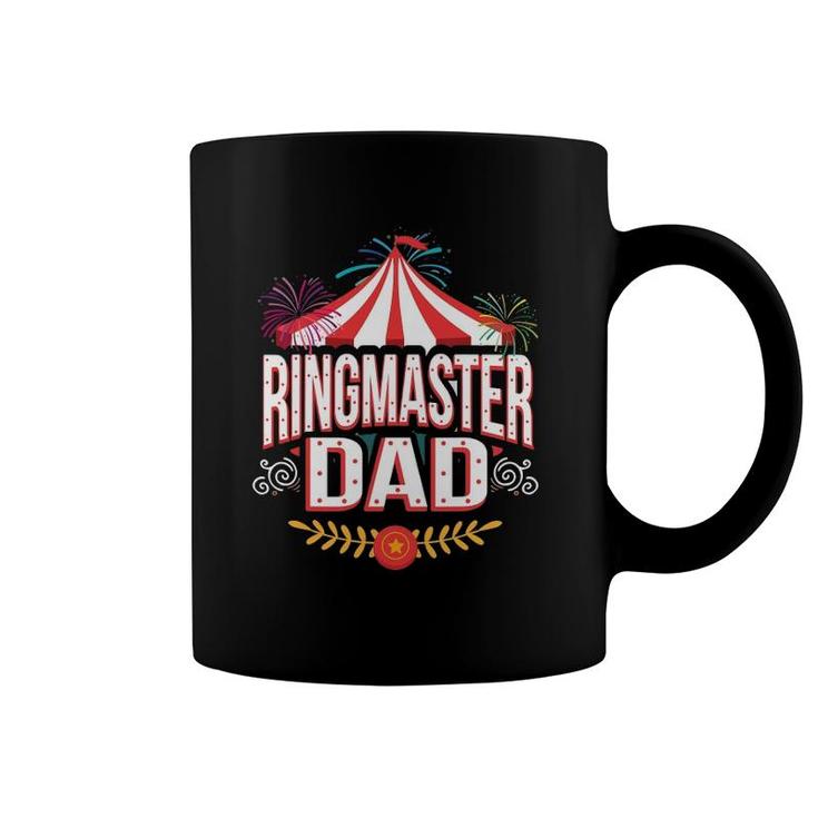 Ringmaster Dad  Circus Carnival Children Birthday Party Coffee Mug
