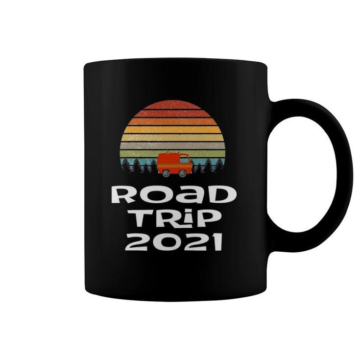 Road Trip 2021 Matching Family Vacation Rv Friend Getaway Coffee Mug