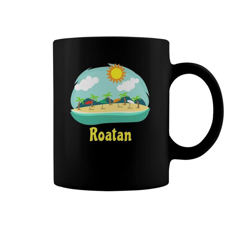 Roatan Family Vacation Caribbean Cruise Beach Souvenir Coffee Mug