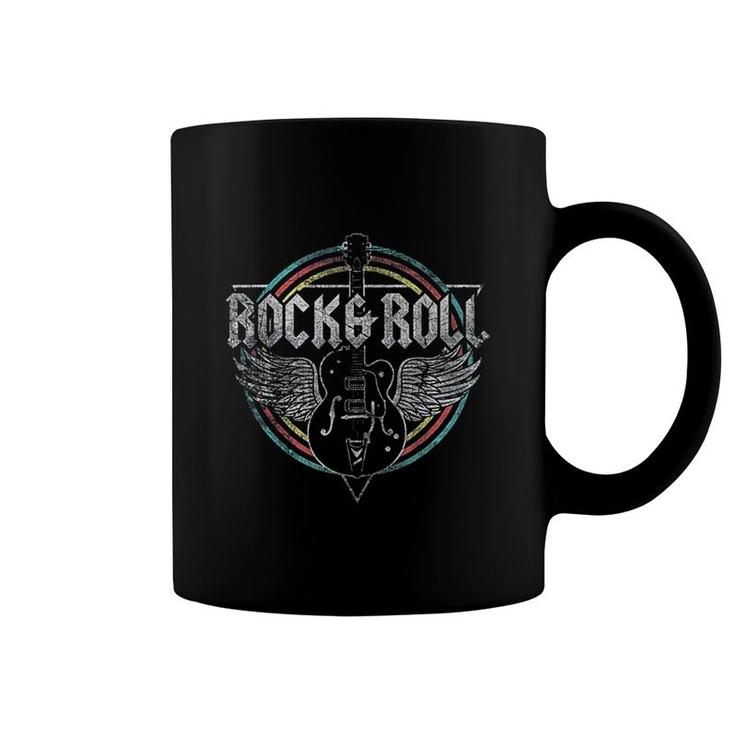 Rock And Roll Guitar Wings Music Coffee Mug