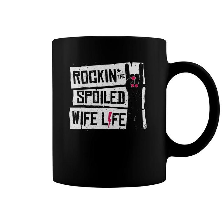 Rocking The Spoiled Wife Life T Funny Tee Gift Coffee Mug