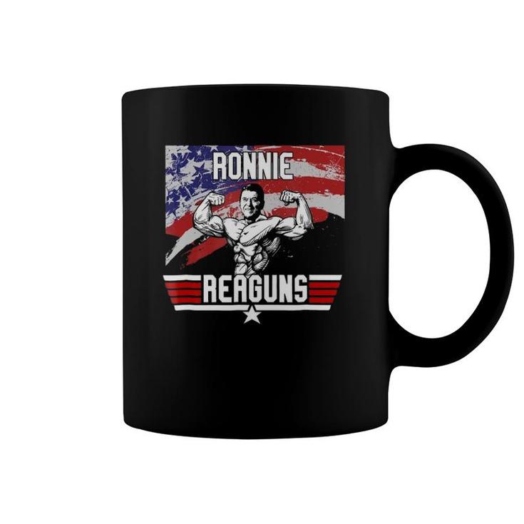 Ronnie Reaguns Patriot American Flag Coffee Mug