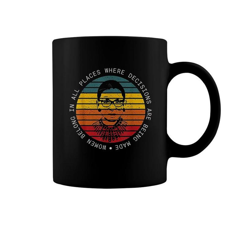Ruth Bader Ginsberg Fight For The Things You Care About Coffee Mug