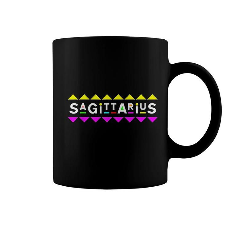 Sagittarius Zodiac Design 90s Style Coffee Mug