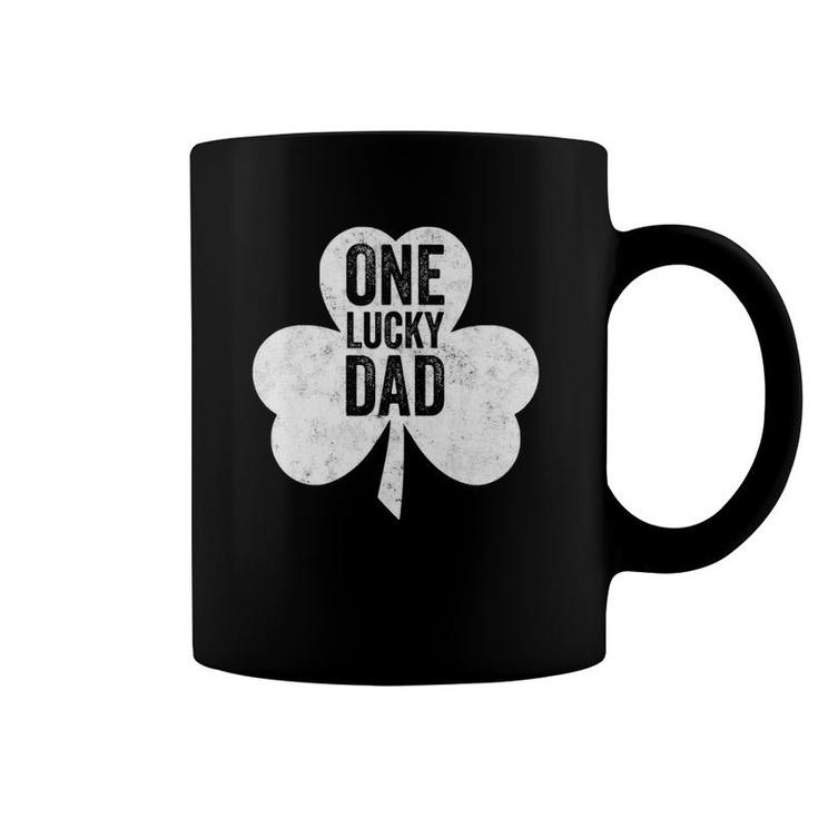 Saint Patrick's Day Funny Gift One Lucky Dad Coffee Mug