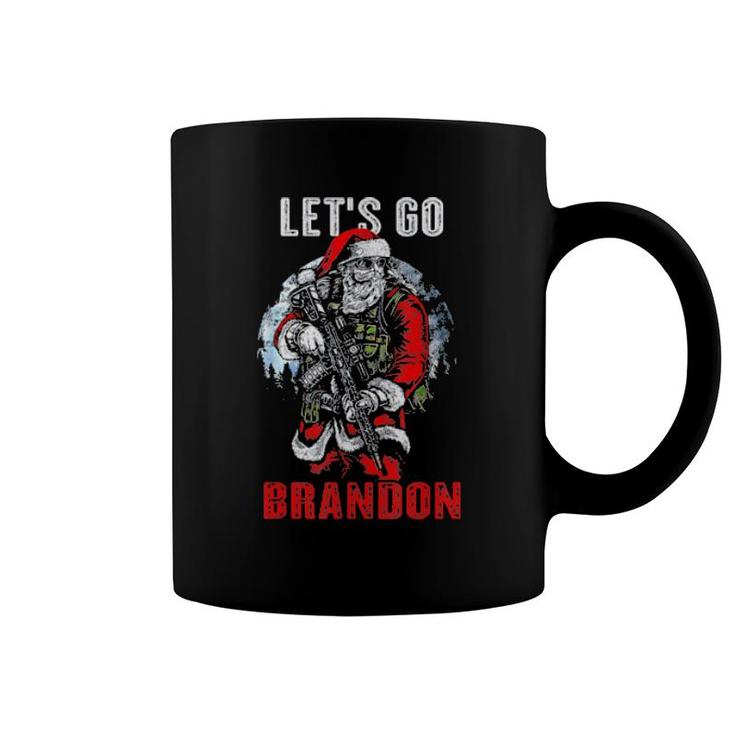 Santa Claus Veteran Let’S Go Brandon Tee  Coffee Mug