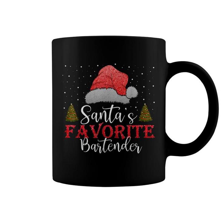 Santas Favorite Bartender Coffee Mug
