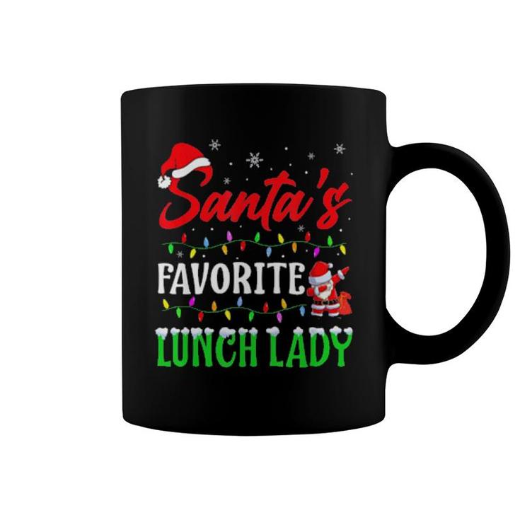 Santas Favorite Lunch Lady Christmas Matching Pajama Classic  Coffee Mug