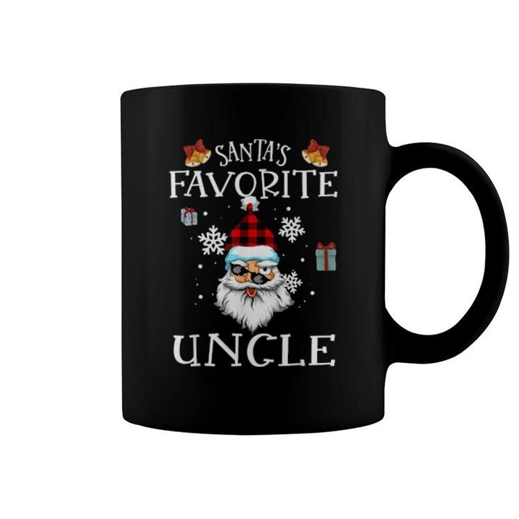 Santa's Favorite Uncle Christmas Matching Family Pajama  Coffee Mug