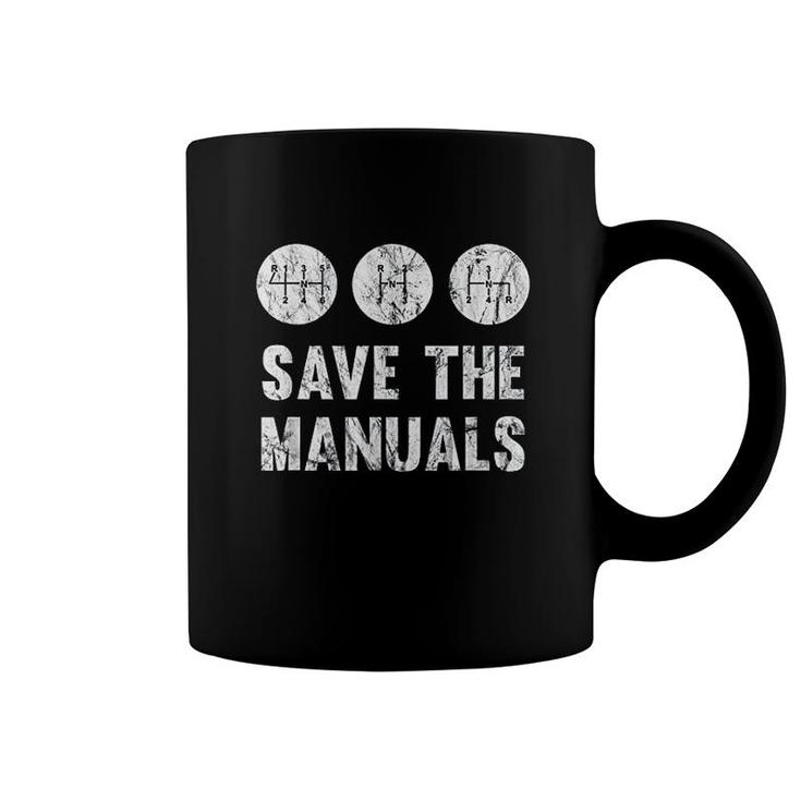 Save The Manuals Manual Transmission Coffee Mug