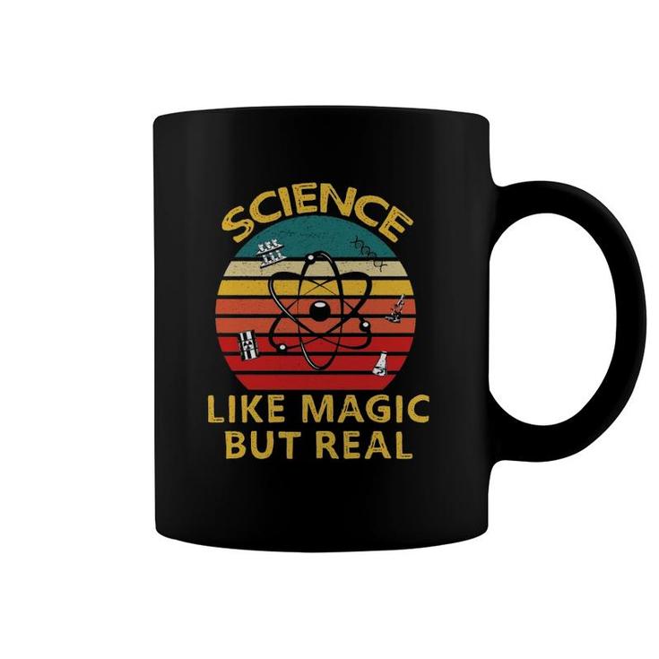 Science Like Magic But Real Nerdy Teacher Sorcery Scientist Coffee Mug