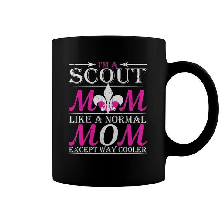 Scout Mom Club Outdoors Boy Leader Scouting Women Gift Coffee Mug
