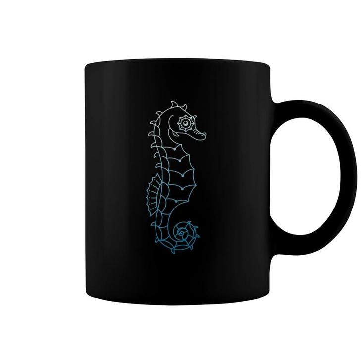 Seahorses Underwater Animals Marine Life Deep Sea Ocean Coffee Mug