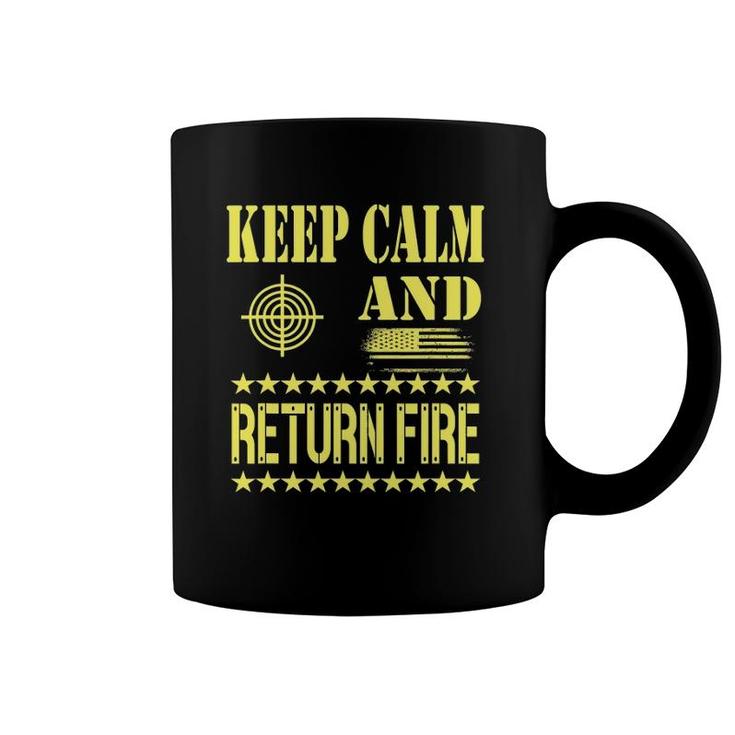 Self-Defense Apparel Keep Calm And Return Fire Coffee Mug