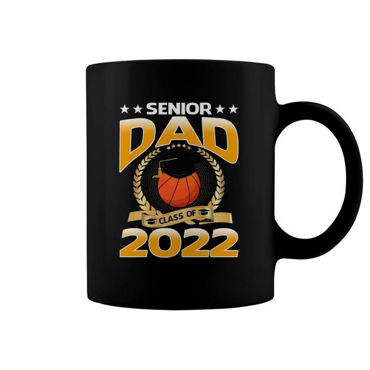 Senior Dad Class Of 2022 Basketball Coffee Mug