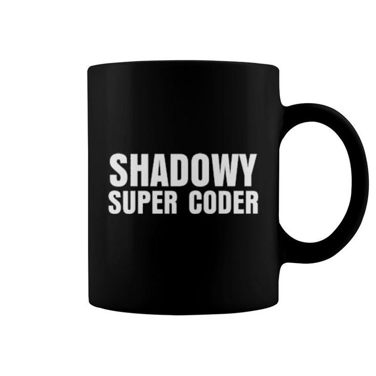 Shadowy Super Coder  Coffee Mug