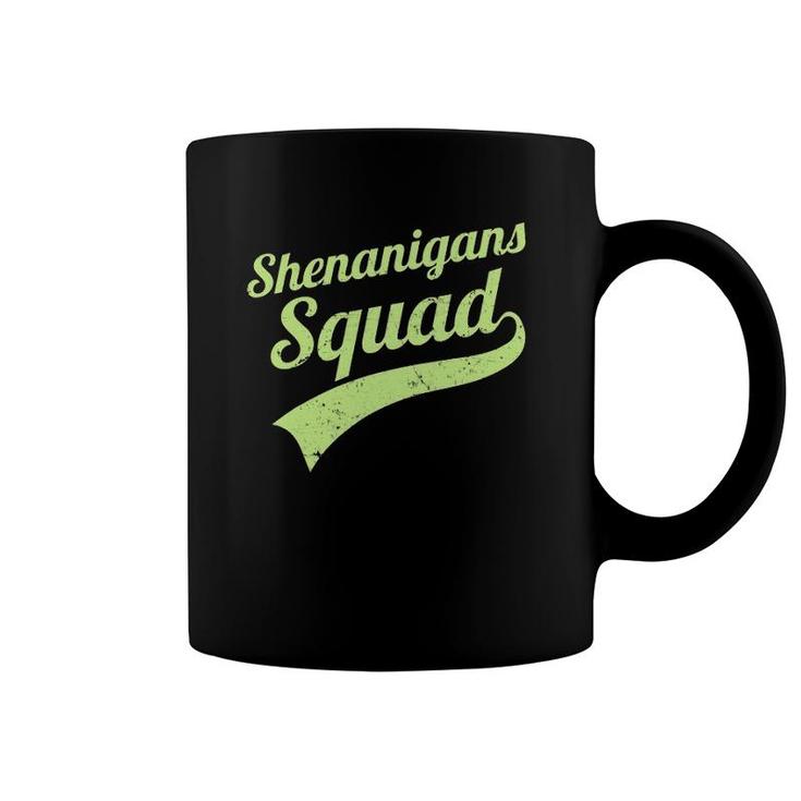 Shenanigans Squad Saint Patrick's Day Matching Team Group Coffee Mug