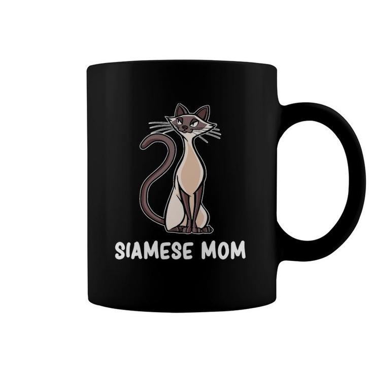 Siamese Mom Motif For Cat Lovers Coffee Mug