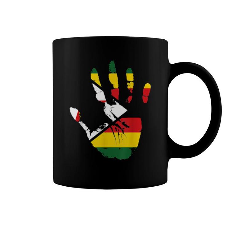 Simbabwflagge Wurzeln Aus Simbabwe  Coffee Mug