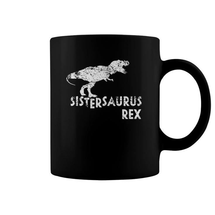 Sistersaurus Rex , Funny Cute Dinosaur Sorority Gift Coffee Mug