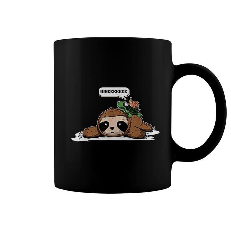 Sloth Turtle Snail Funny Sloth Cute Coffee Mug