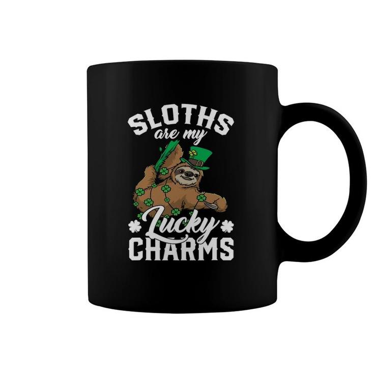 Sloths Are My Lucky Charms St Patricks Day Coffee Mug