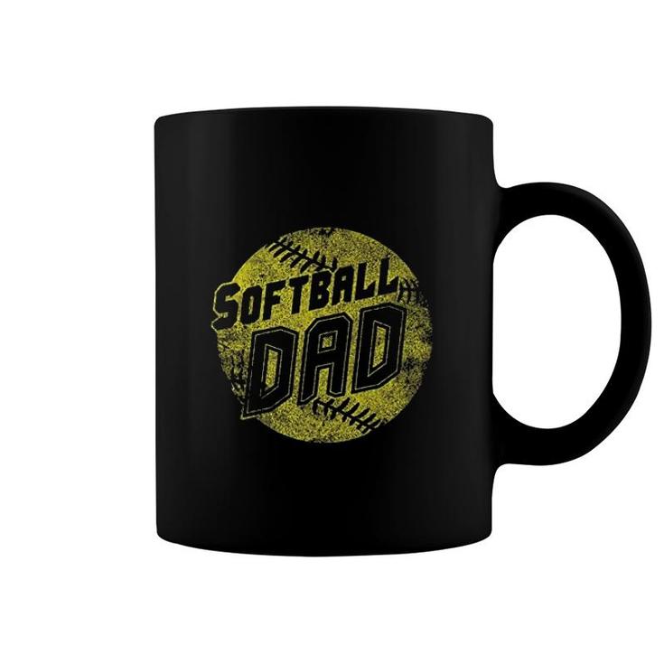Softball Dad Fastpitch Coffee Mug