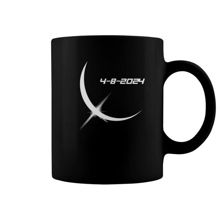 Solar Eclipse April 8 2024 Ver2 Coffee Mug