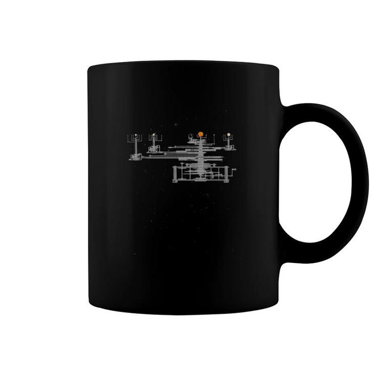 Solar System Orrery In Space Geeky Coffee Mug