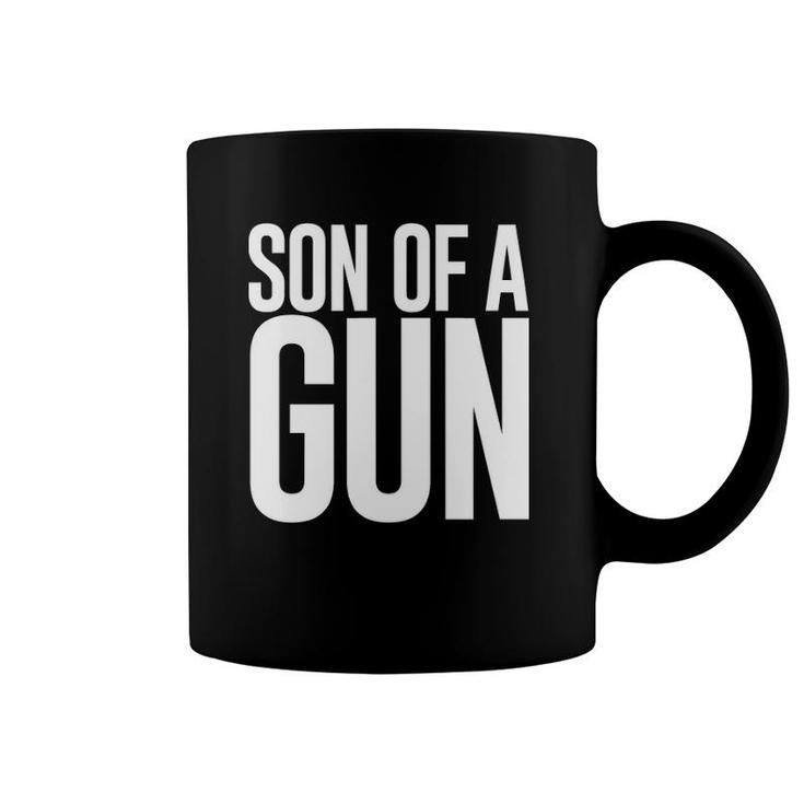 Son Of A Gun Funny Father Son Matching Tee Coffee Mug