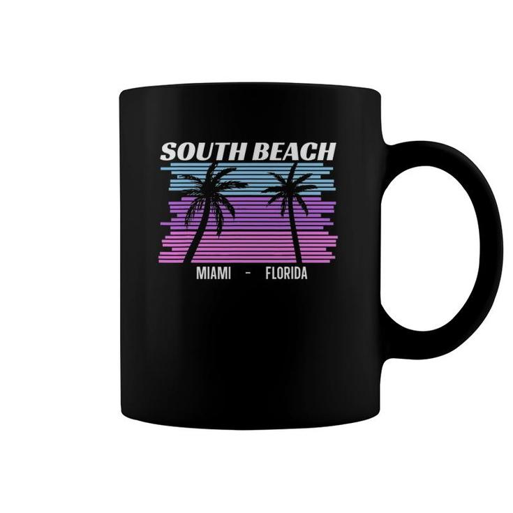 South Beach Souvenir Vintage 80S Miami Beach Florida Coffee Mug