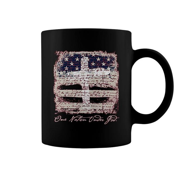 Southern Couture Sc Classic One Nation Under God Coffee Mug