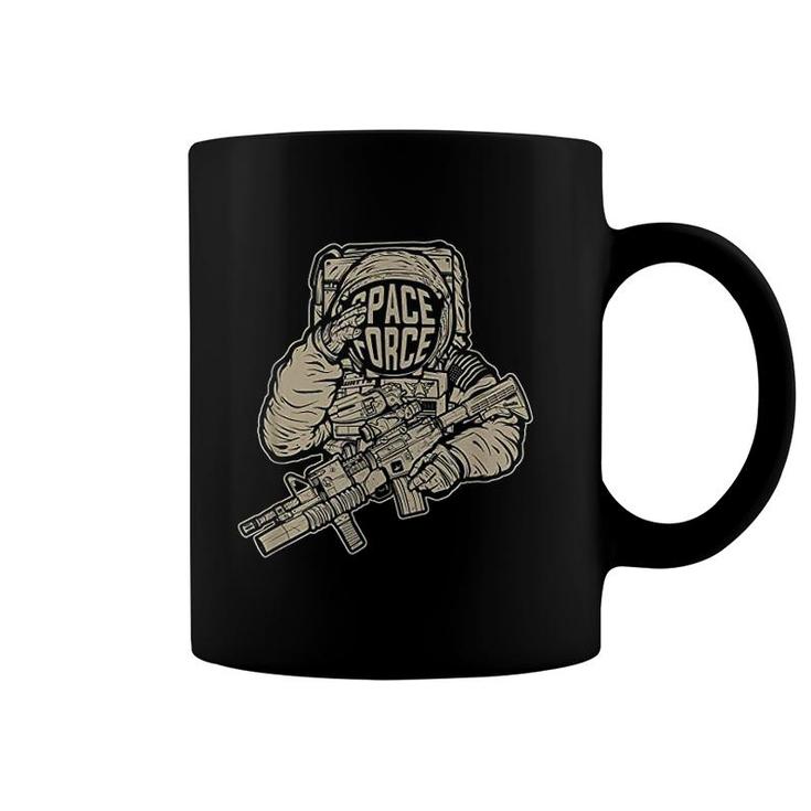 Space Force Combat Astronaut Coffee Mug