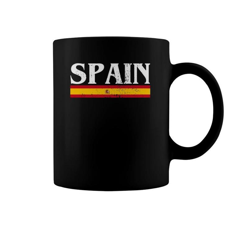 Spain  Spainish Flag Home Roots Coffee Mug
