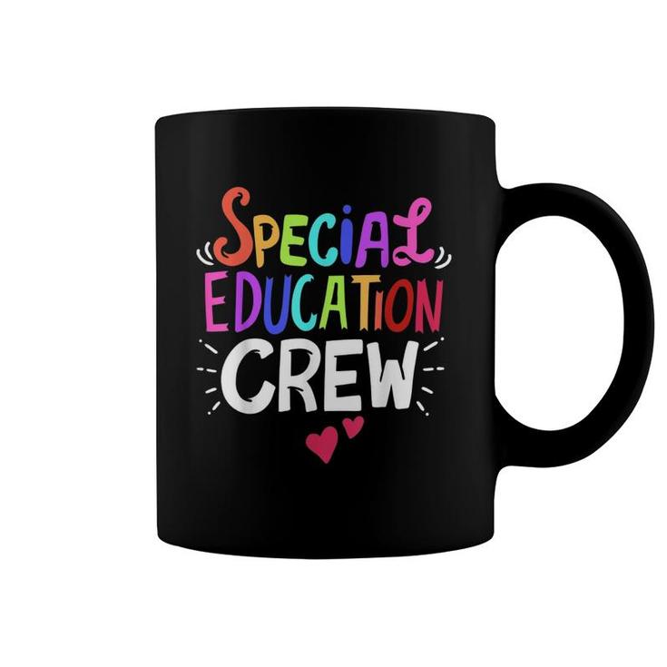 Sped Special Education Crew Heart Coffee Mug