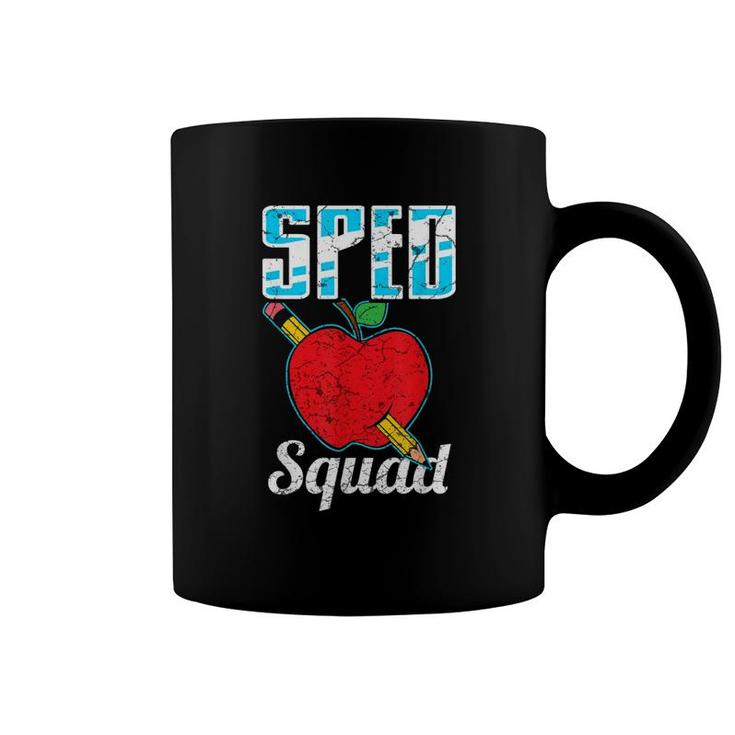 Sped Special Education Sped Squad Apple Coffee Mug