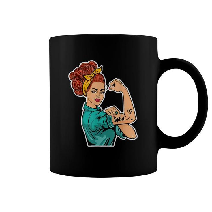 Sped Special Education Strong Girl Coffee Mug