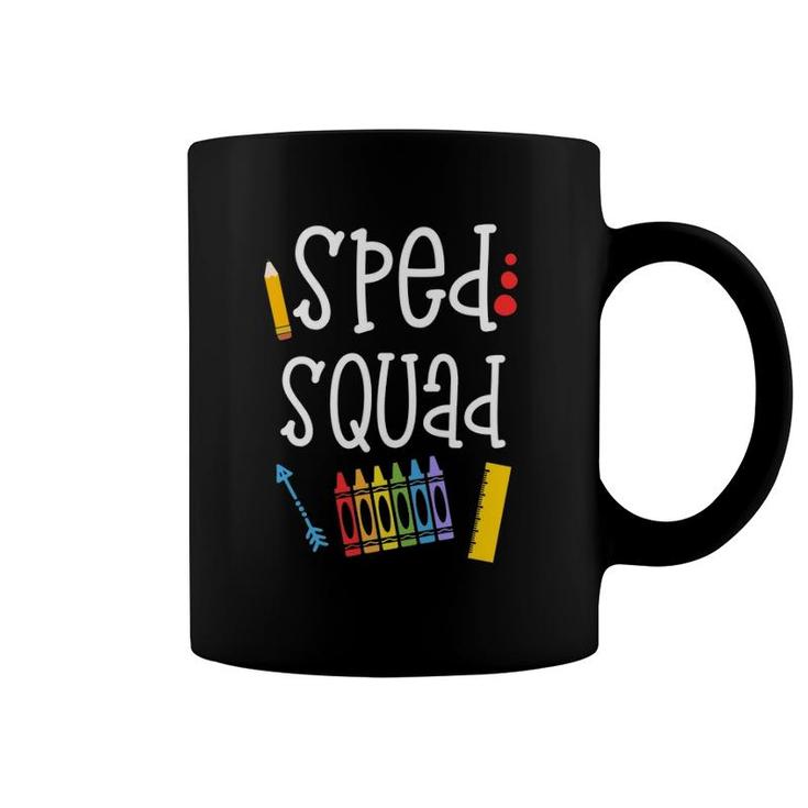 Sped Squad Funny Gift For Proud Special Education Teachers Coffee Mug