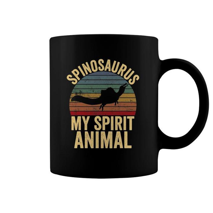 Spinosaurus - Dinosaur Spirit Animal Vintage Retro Coffee Mug