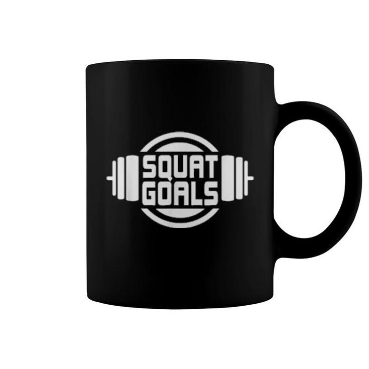 Squat Goals Physical Fitness Personal Trainer Gym Workout  Coffee Mug