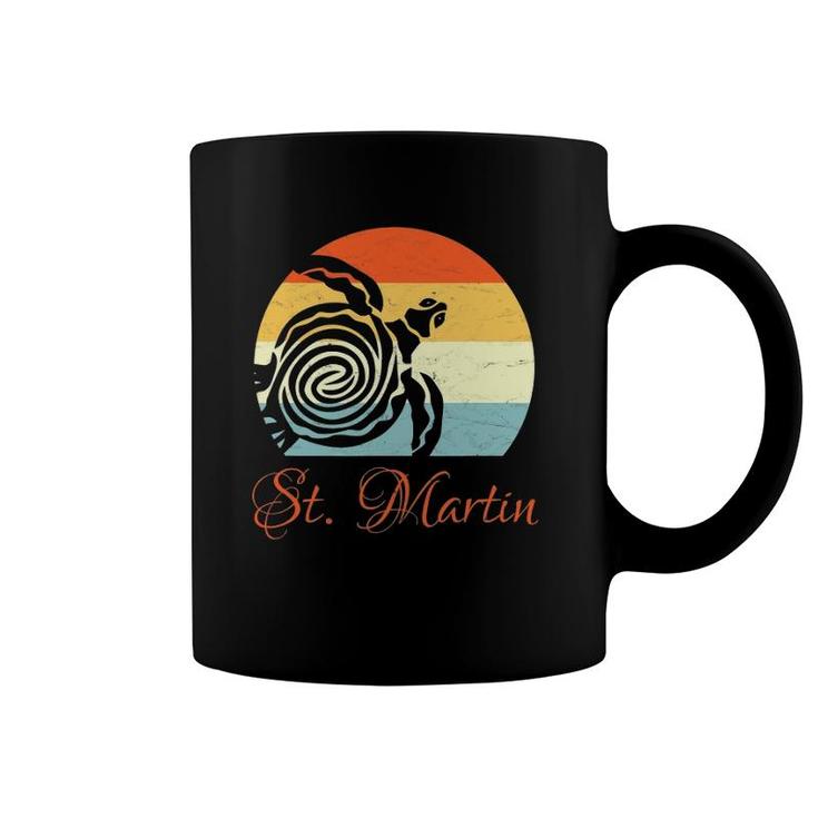 St Martin Caribbean Vintage Retro Throwback Vacation Coffee Mug