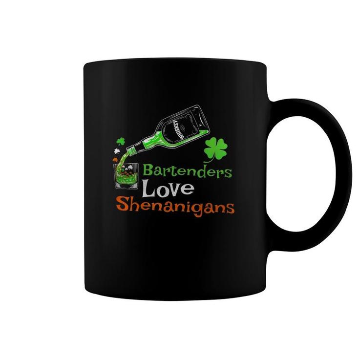 St Patrick's Bartenders  Men Women Shenanigans Coffee Mug