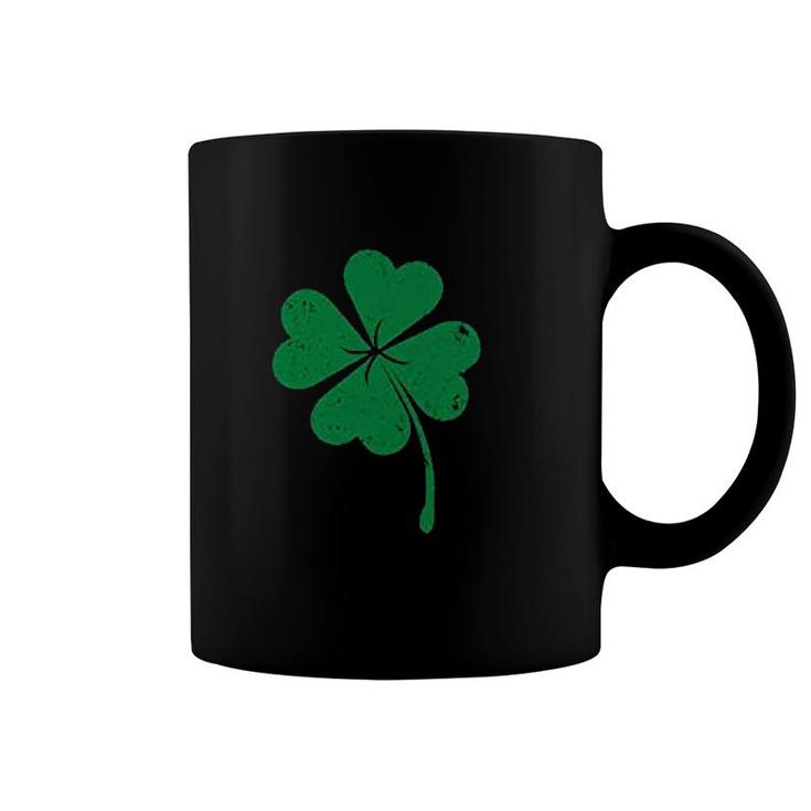 St Patricks Day Four Leaf Clover Saint Patrick Irish Coffee Mug