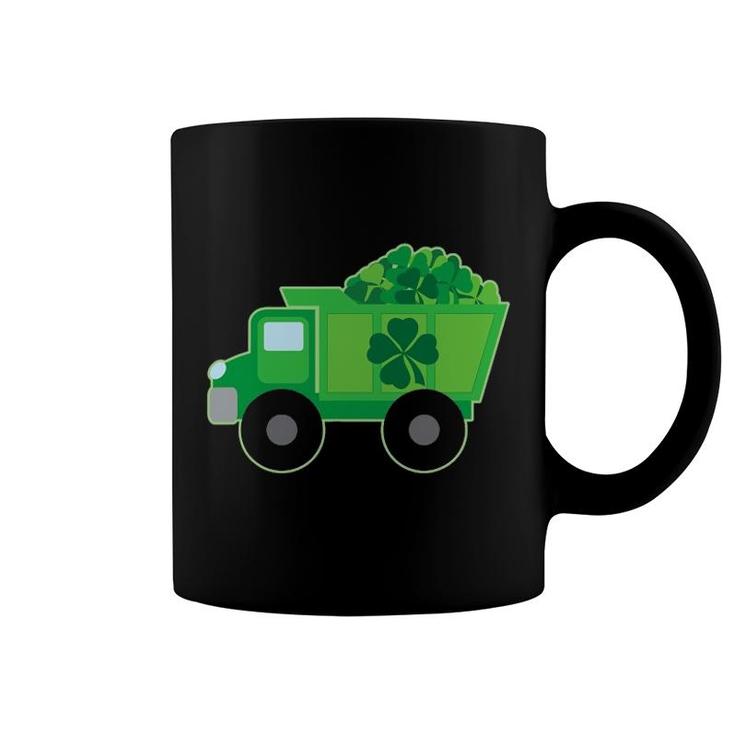 St Patrick's Day Irish Dump Truck Driver Boys Holiday Coffee Mug