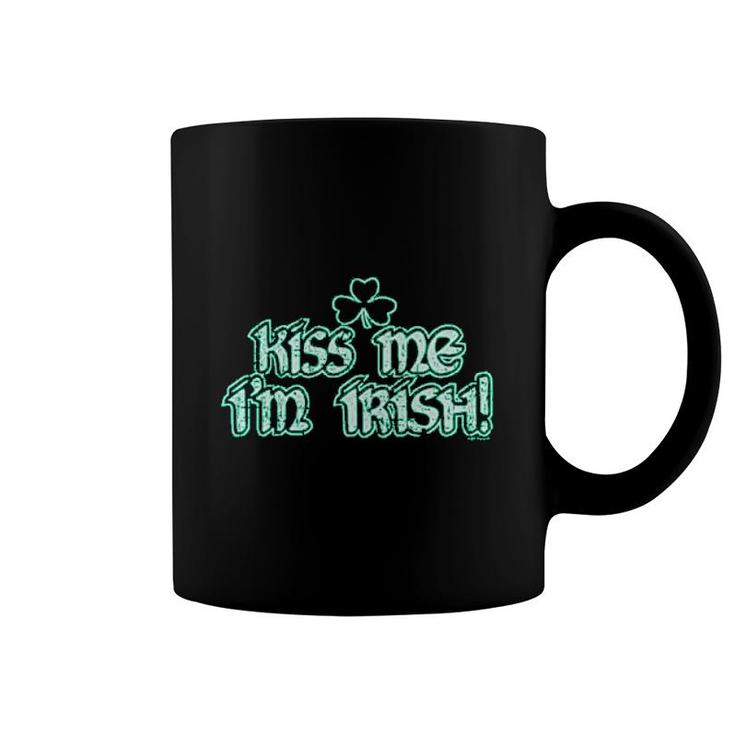 St Patricks Day Kiss Me I Am Irish Coffee Mug