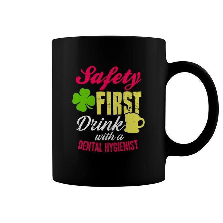 Safety First Drink With A Nurse Heartbeat St. Patricks Day T-Shirt