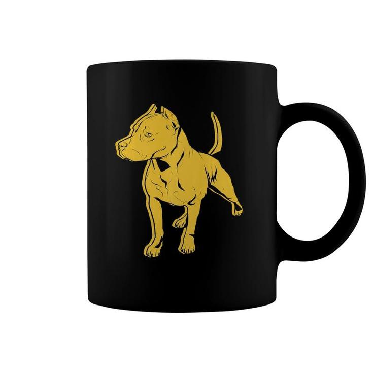 Standing Pitbull Dog Strong And Fierce Watchdog Premium Coffee Mug